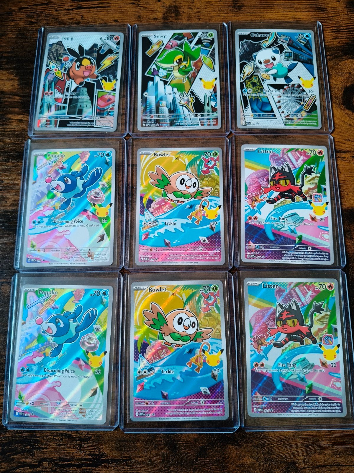 Pokemon 30th First Partner Illustrated Series Promokaarten, Ophalen, Nieuw, Meerdere kaarten