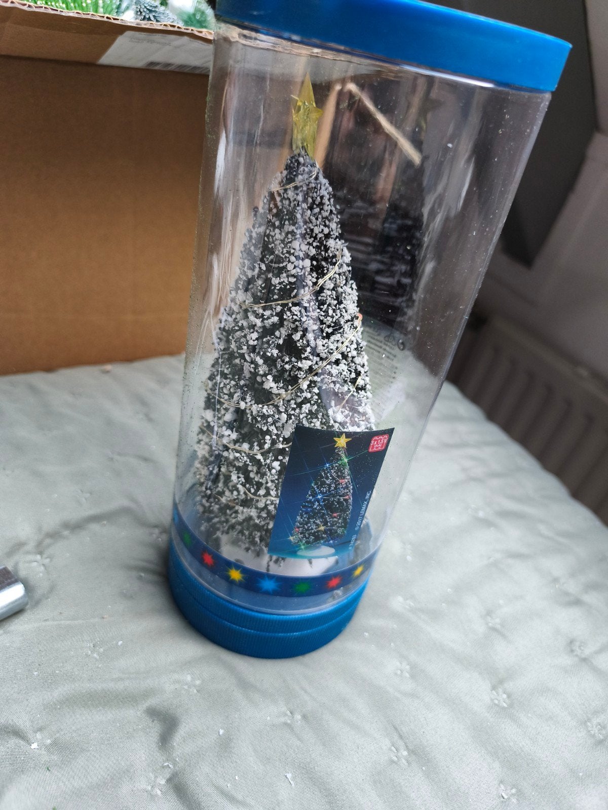 Lemax kerstboom met verlichting, Diversen, Kerst, Ophalen of Verzenden, Zo goed als nieuw