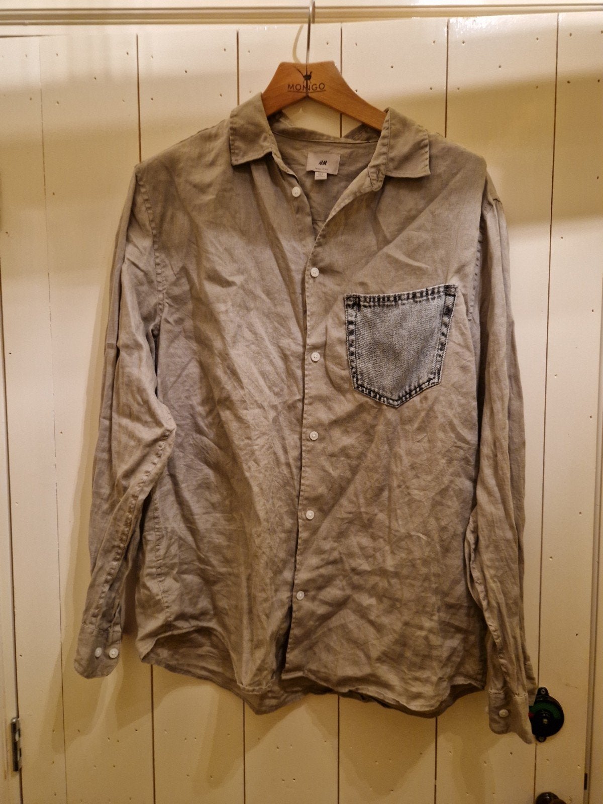 CAMEL KLEUR LINNEN BLOUSE MAAT L, Ophalen of Verzenden, Maat 38/40 (M), Bruin