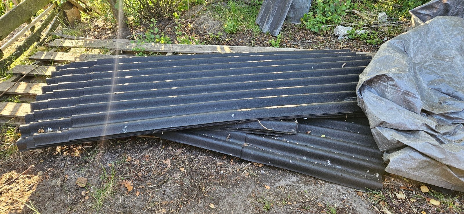 Aquaplan topline Bitumen dakplaten / golfplaat, Doe-het-zelf en Verbouw, Dakpannen en Dakbedekking, Dakplaat of Dakpanplaat, Zwart
