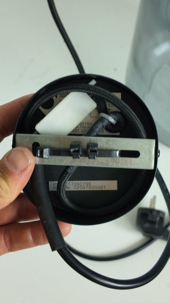 2x Kwantum hanglamp rookglas smoke grijs met filamentlamp, Ophalen, Gebruikt, Kwantum, Kwantum