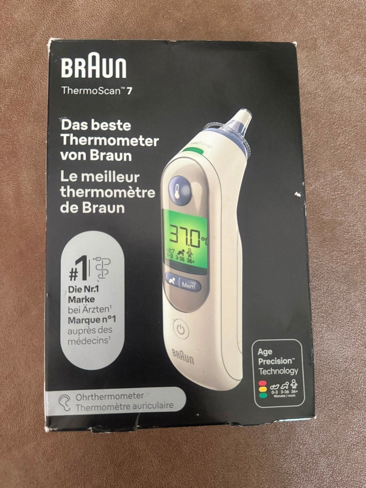 Braun ThermoScan 7 Oorthermometer - Nieuw in doos, Ophalen of Verzenden, Nieuw, Overige typen