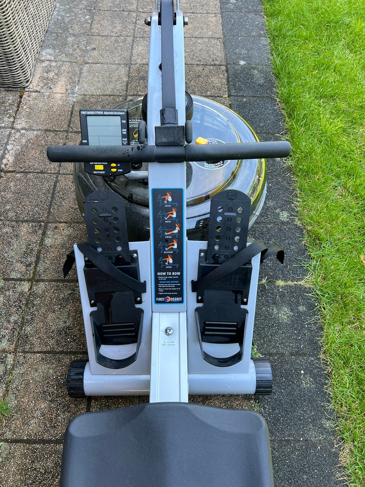 First Degree Fitness Roeitrainer - PacificChallenge AR, Ophalen, Armen, Zo goed als nieuw, Metaal