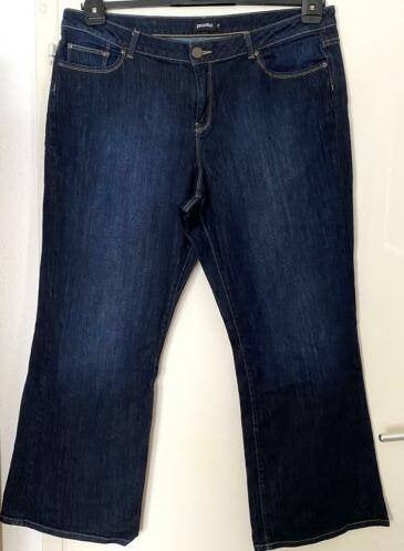 Promiss jeans NIEUW maat 50, Kleding | Dames, Grote Maten, Ophalen of Verzenden, Nieuw, Blauw, Broek of Spijkerbroek