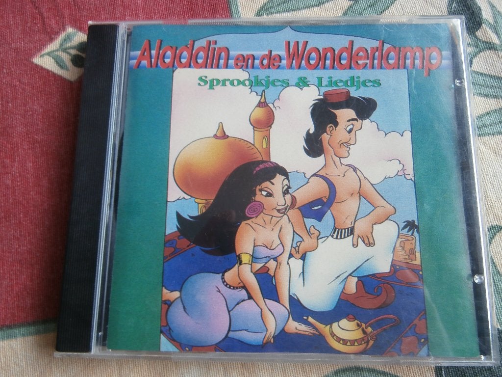 film Cd Aladdin en de wonderlamp sprookje en muziek Disney, Ophalen of Verzenden, Zo goed als nieuw, Film, Overige typen
