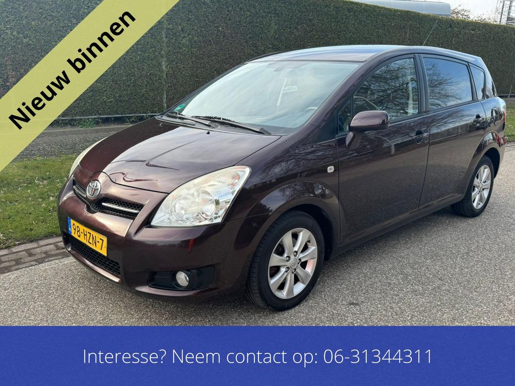 Nette Toyota Corolla Verso 1.8 Vvt-i 5P 2009 Nieuwe Apk, Euro 5, 4 cilinders, 129 pk, Origineel Nederlands