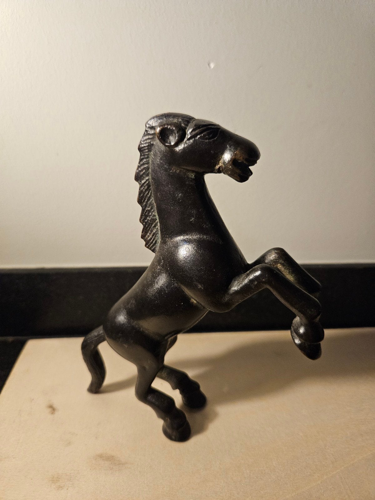 Antiek Bronzen Paard, Ophalen of Verzenden