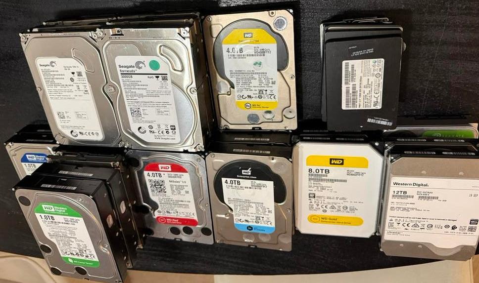PARTIJ Hardschijven 3.5inch 1TB t/m 12 TB en SSD’s 2.5 Sata!, Ophalen of Verzenden, Zo goed als nieuw