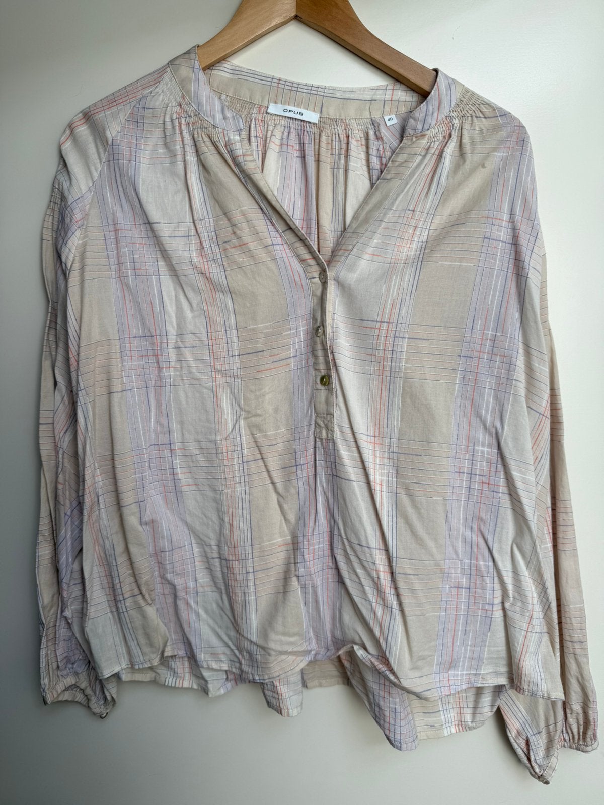 Opus blouse maar M 40 zomers streepjes gekleurd multi, Ophalen of Verzenden, Zo goed als nieuw, Maat 38/40 (M), Overige kleuren