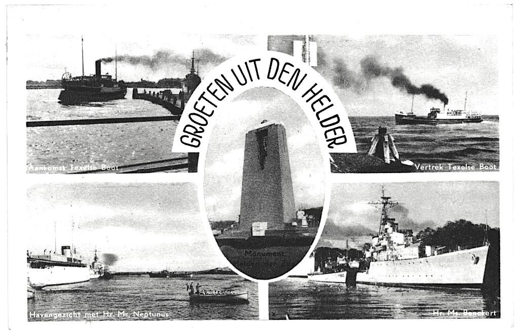 700033 Den Helder NH 1960 Gelopen met postzegel, Ophalen of Verzenden, 1960 tot 1980, Gelopen, Noord-Holland