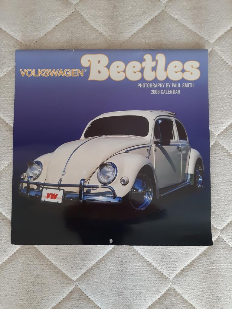 twee calendars van de Volkswagen 2017 Bus, 2006 Beetles, Onbekend, Ophalen of Verzenden, Zo goed als nieuw, Volkswagen