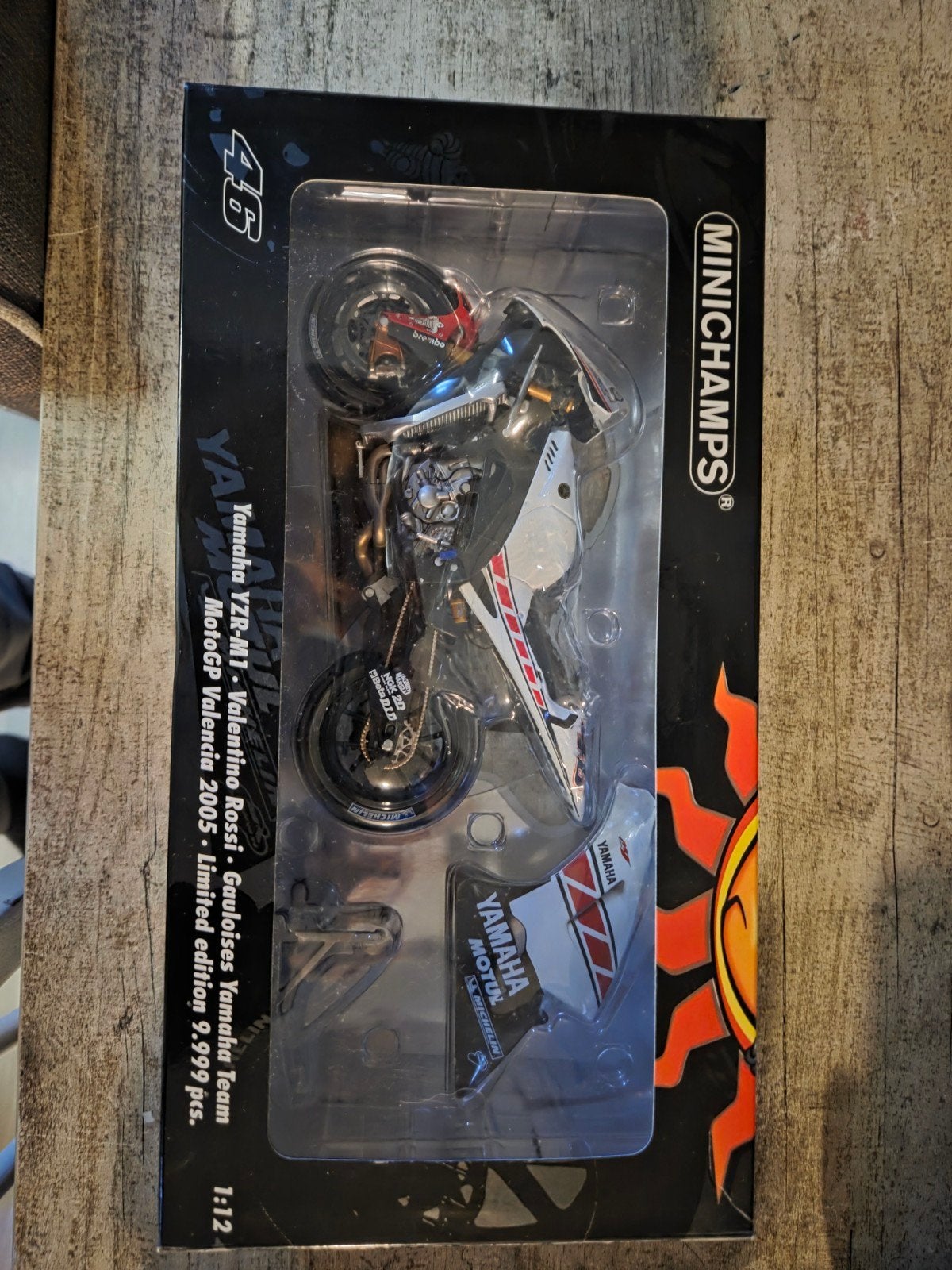 Minichamps MotoGP Valentino Rossi modellen 1:12, Ophalen of Verzenden, Zo goed als nieuw, Motoren