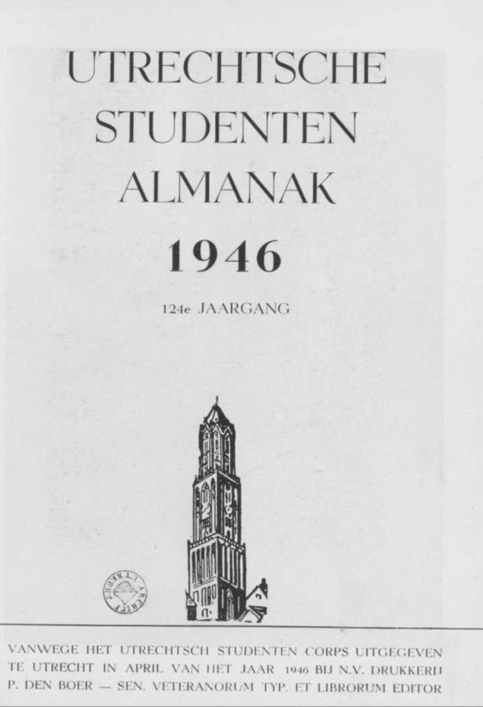 Gezocht utrechtsche studenten almanak 1940 of 1941 of 1946, Verzenden, Diverse auteurs, 20e eeuw of later, Gelezen