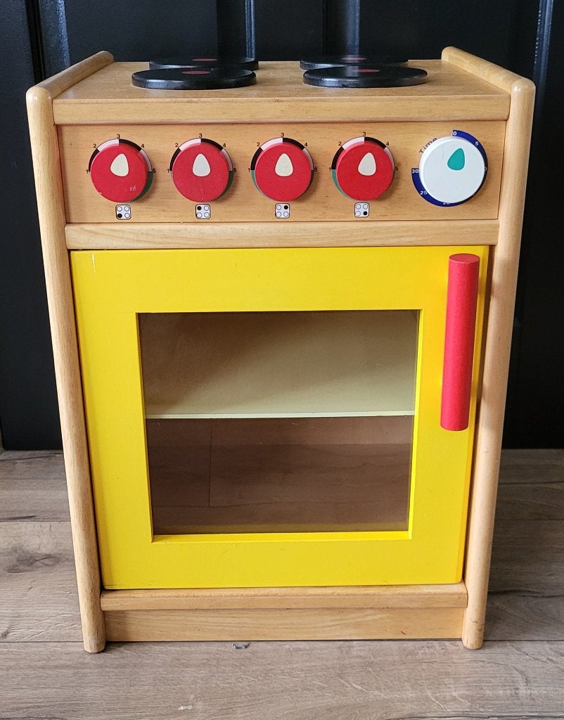 Houten gasfornuisje, Kinderen en Baby's, Ophalen, Gebruikt, Hout, Speelkeuken