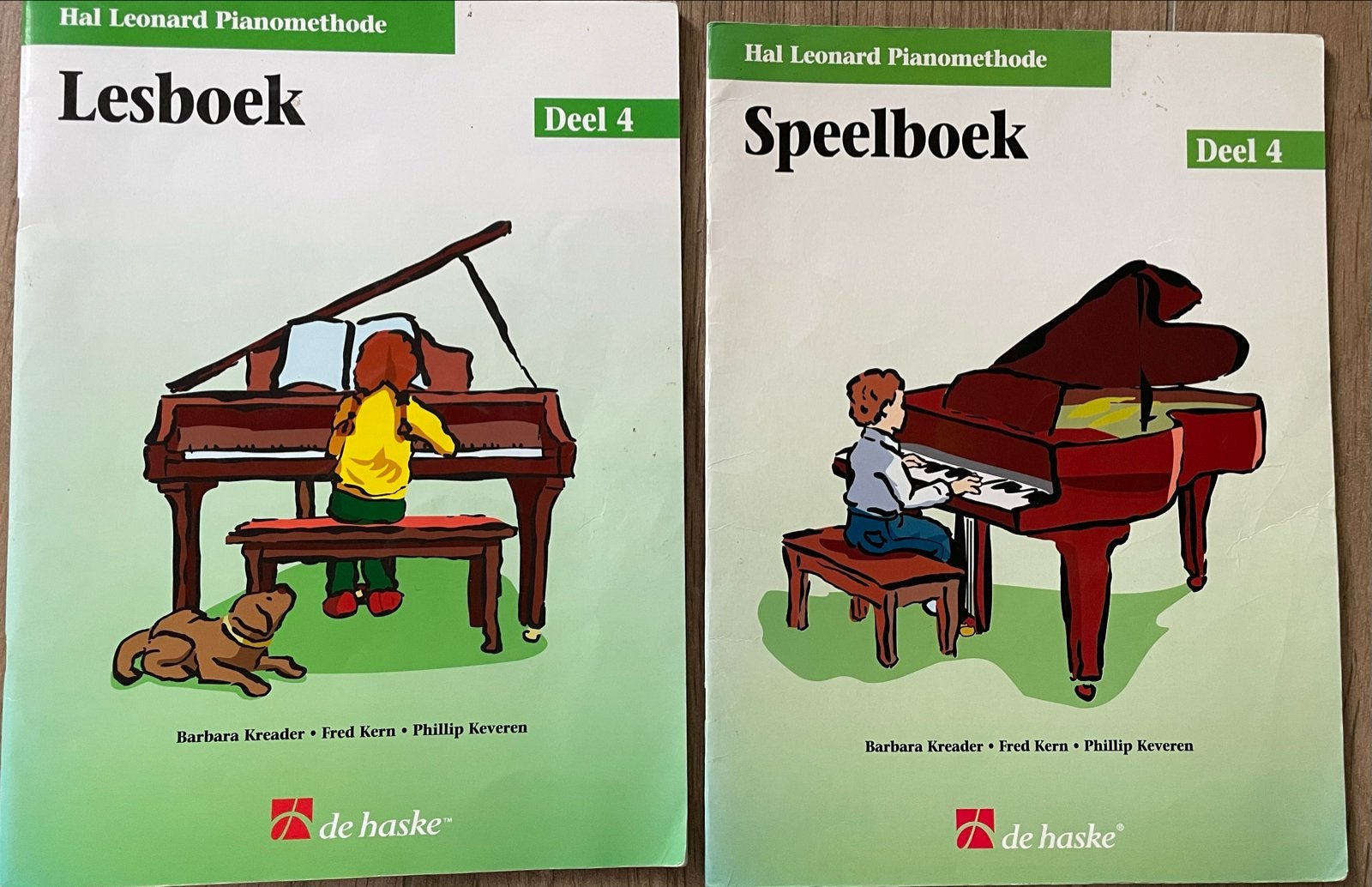 Hal Leonard Pianomethode Deel 4: Lesboek en Speelboek, Gebruikt, Les of Cursus, Ophalen of Verzenden, Piano