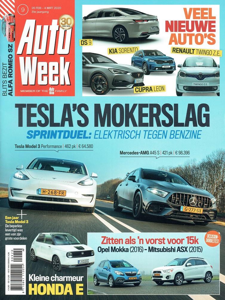 Autoweek 2020 nr. 9 (o.a. Mercedes A45 S & Tesla Model 3), Verzenden, Gelezen, Algemeen