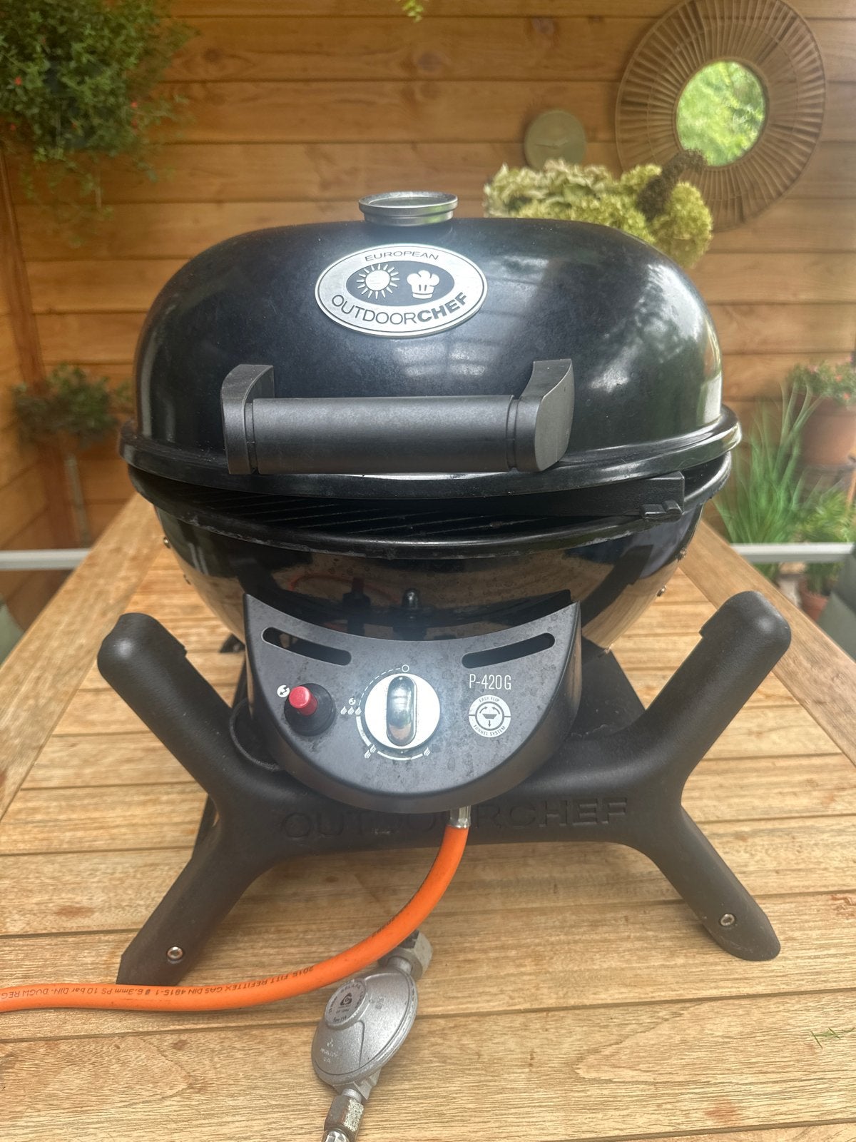 Compacte Outdoorchef P-420 G gasbarbecue, Ophalen of Verzenden, Gebruikt