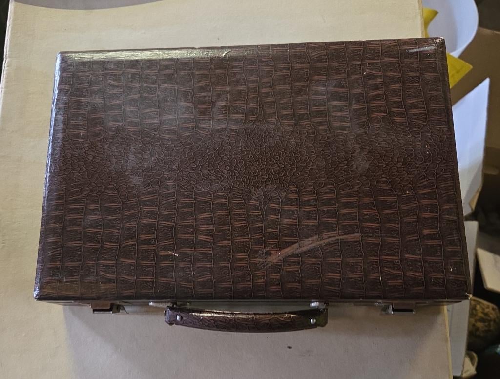 Vintage Chinese mahjong setkoffer 1, Hobby en Vrije tijd, Ophalen of Verzenden, Zo goed als nieuw, X, X
