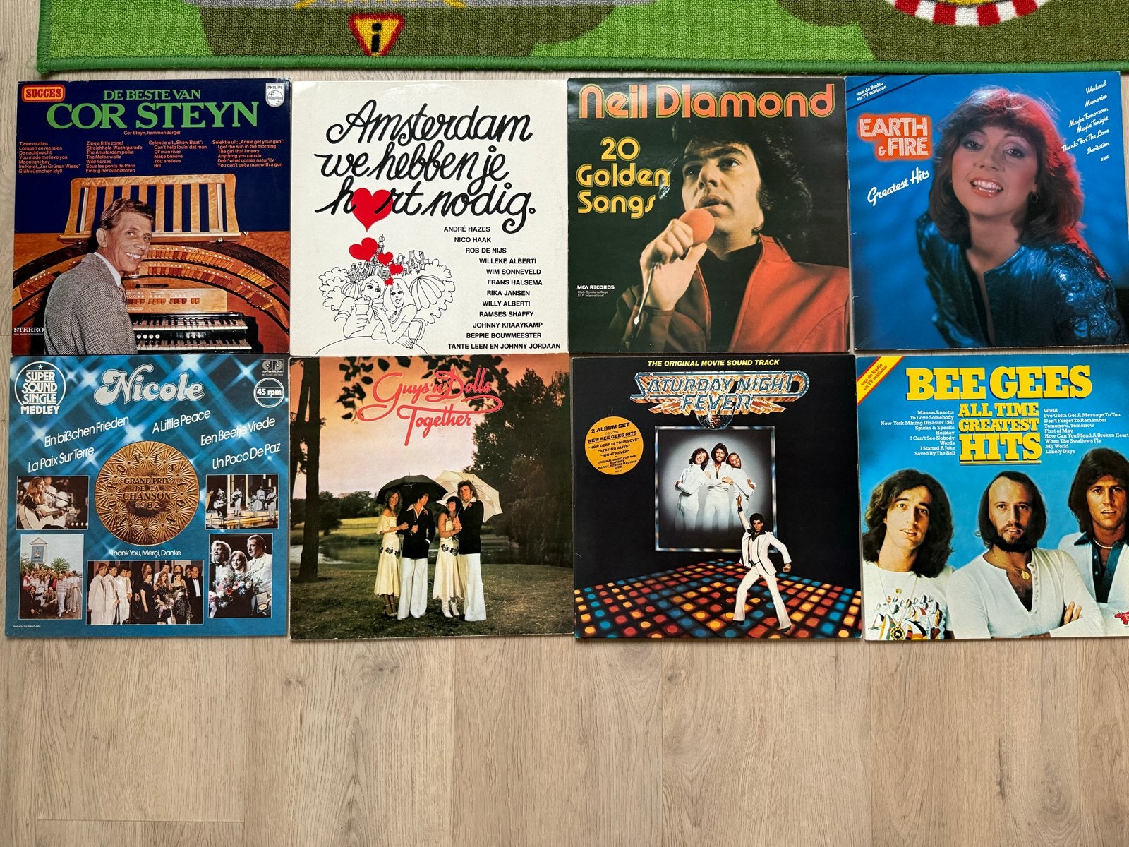 Diverse Pop & Rock LP's: Neil Diamond, Bee Gees, Earth & Fir, Cd's en Dvd's, LP, Gebruikt, Pop, Ophalen of Verzenden
