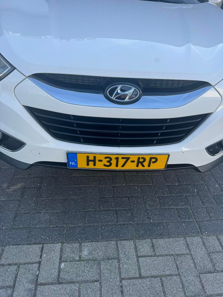 Hyundai 2013 Wit 2.0 Automaat, Auto's, Automaat, Zwart, 4 cilinders, Leder