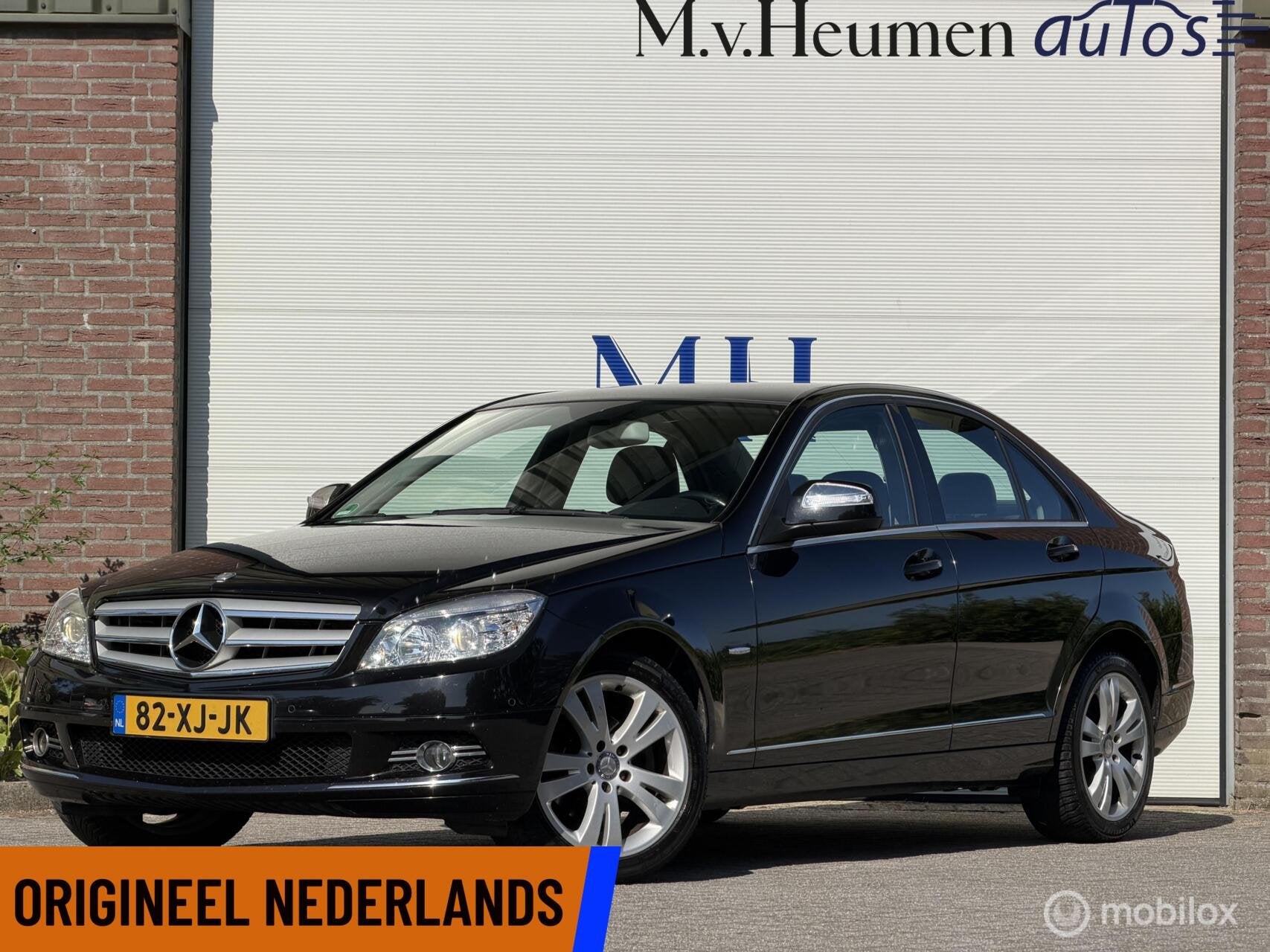 Mercedes C-klasse 200 K Avantgarde ORG NED Climate Cruise, Auto's, Mercedes-Benz, Achterwielaandrijving, Zwart, 4 cilinders, Zwart