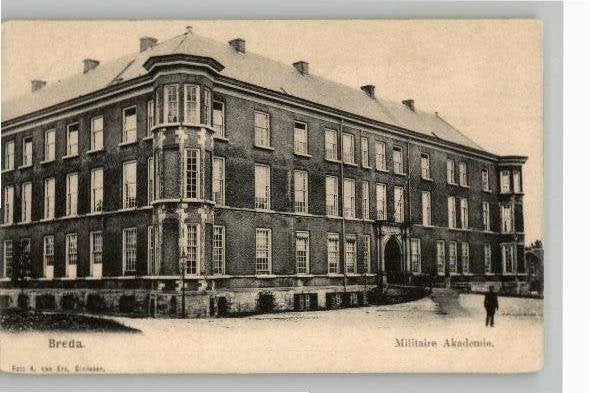 Breda Mikitaire Akademie vóór 1906, Ophalen of Verzenden, Voor 1920, Ongelopen, Noord-Brabant