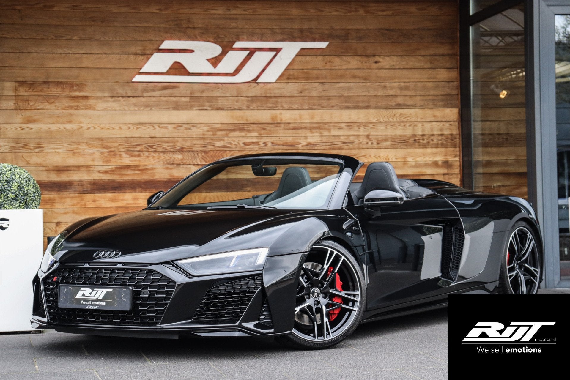 Audi R8 Spyder Quattro 5.2 V10 620pk*B&O/Camera/Recaro/Led M, Auto's, Audi, Automaat, Dealer onderhouden, Gebruikt, Zwart