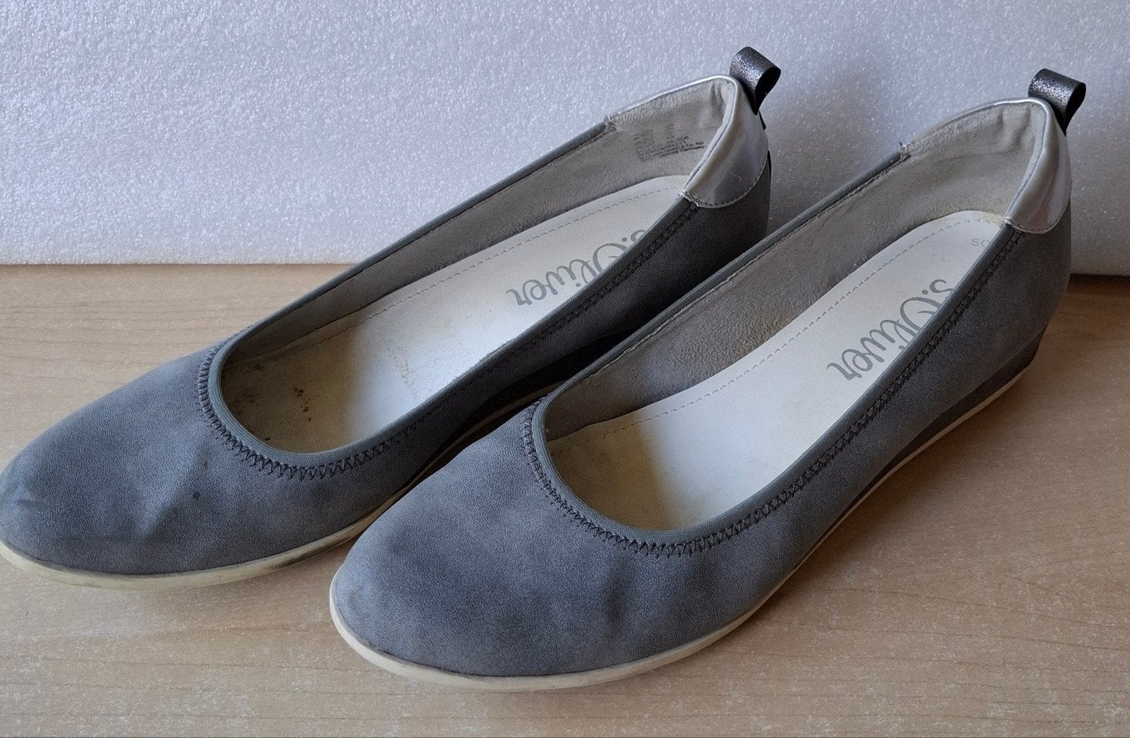 Damesschoen s'Oliver mt41, Kleding | Dames, S'Oliver, Instappers, Ophalen of Verzenden, Grijs