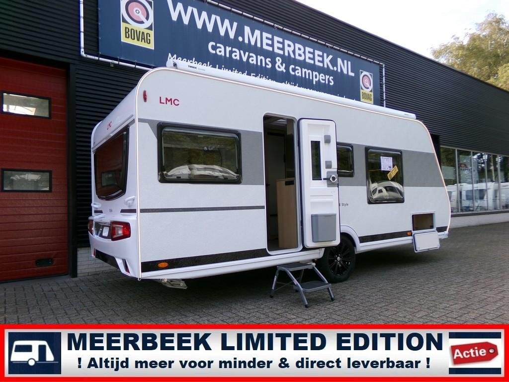 LMC Style 450 D 4434,=KORTING AIRCO+MOVER+FIETSENDRAGER, Standaardzit, Fietsenrek, Particulier, 6 tot 7 meter