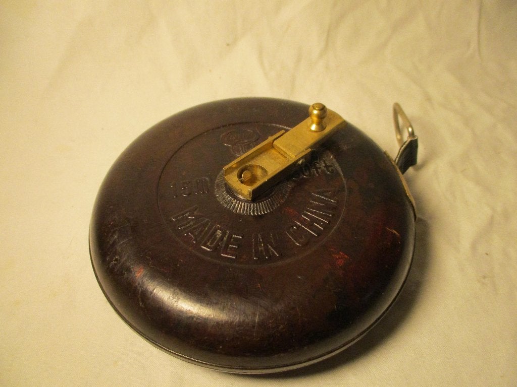 rolmeter 15 meter bakeliet, Antiek en Kunst, Antiek | Gereedschap en Instrumenten, Ophalen of Verzenden
