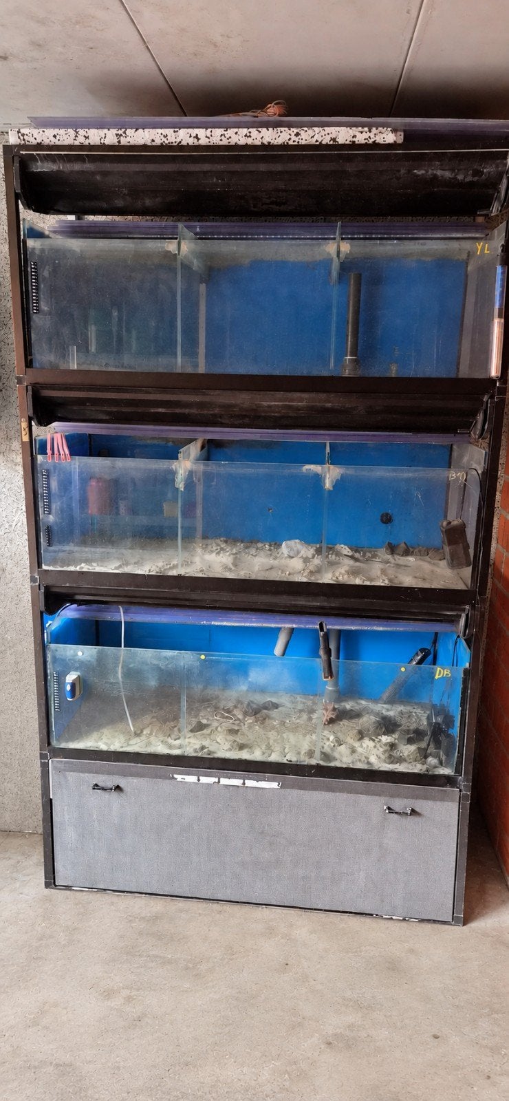Aquarium stelling 3 laags., Dieren en Toebehoren, Ophalen, Gebruikt