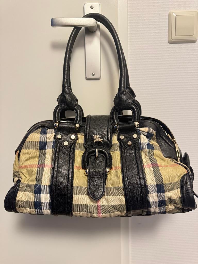 Burberry Handtas - Klassiek Ruitpatroon, Ophalen of Verzenden, Gebruikt