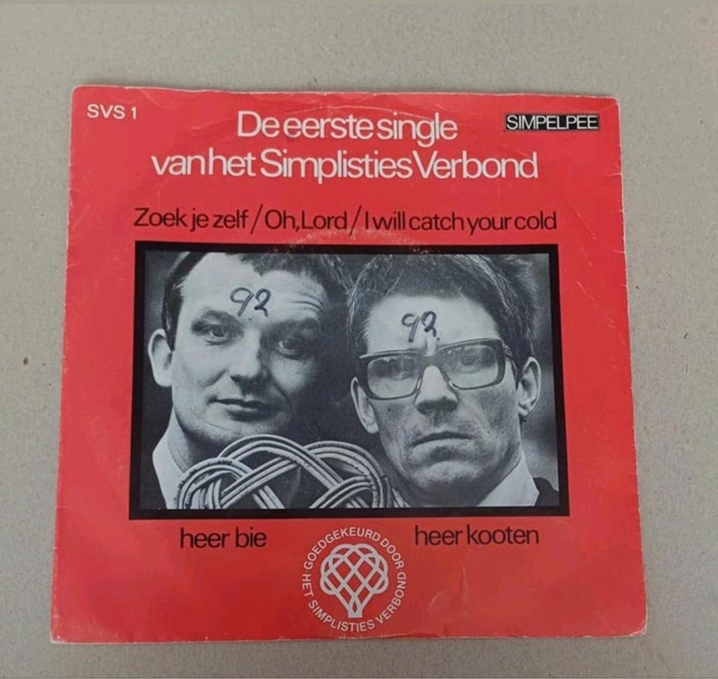 Simplistisch Verbond - Zoek Jezelf (Heer Bie En Heer Kooten), Cd's en Dvd's, Vinyl Singles, Beschermende buitenhoes, Ophalen of Verzenden