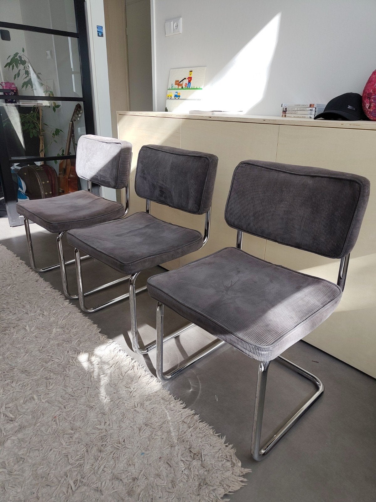 Eetkamerstoelen gratis 3x, Ophalen, Gebruikt, Drie