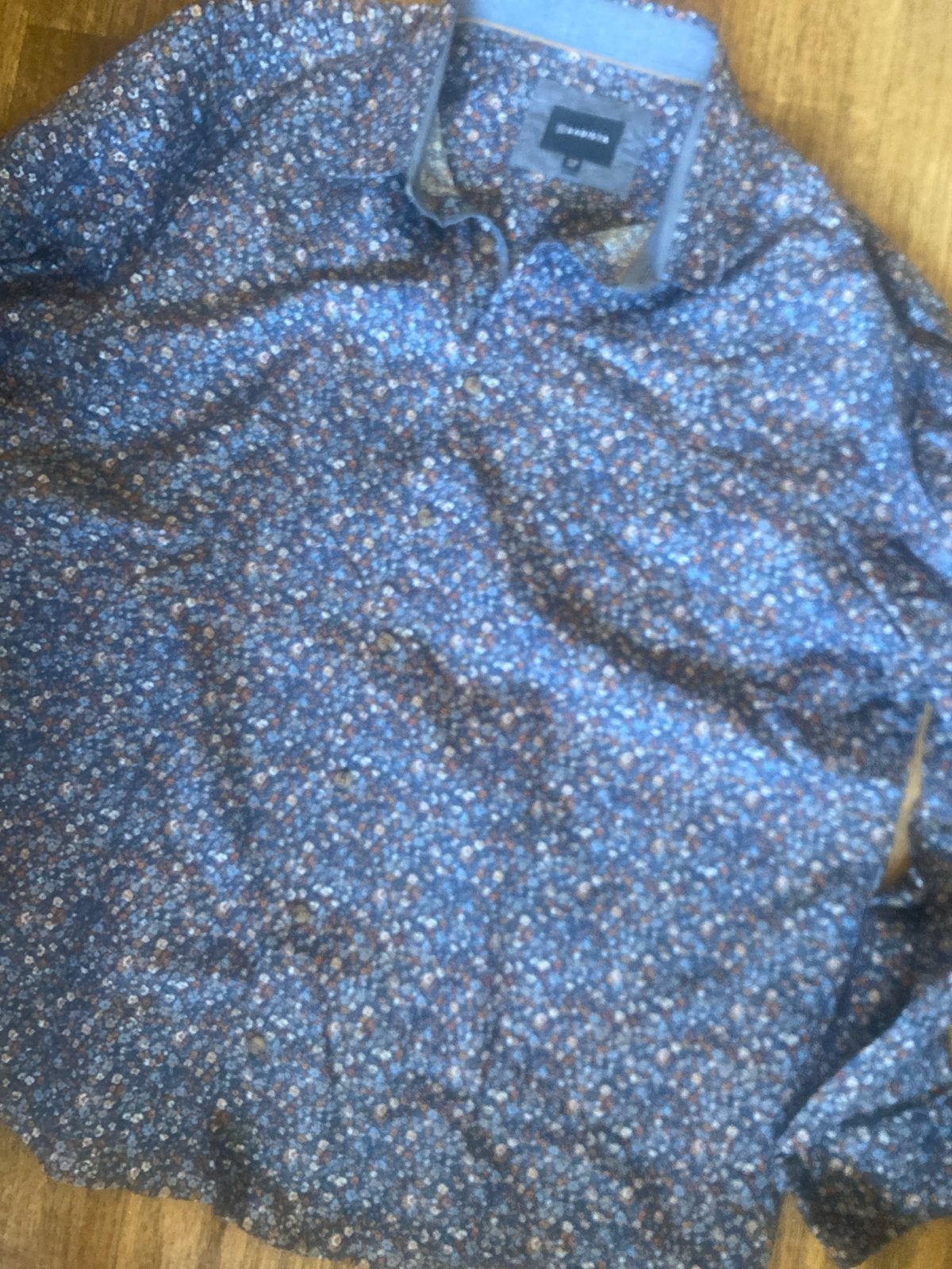 Babista overhemd met bloemenprint - Maat XXL, Kleding | Heren, Ophalen of Verzenden, Zo goed als nieuw, Blauw, Overige halswijdtes