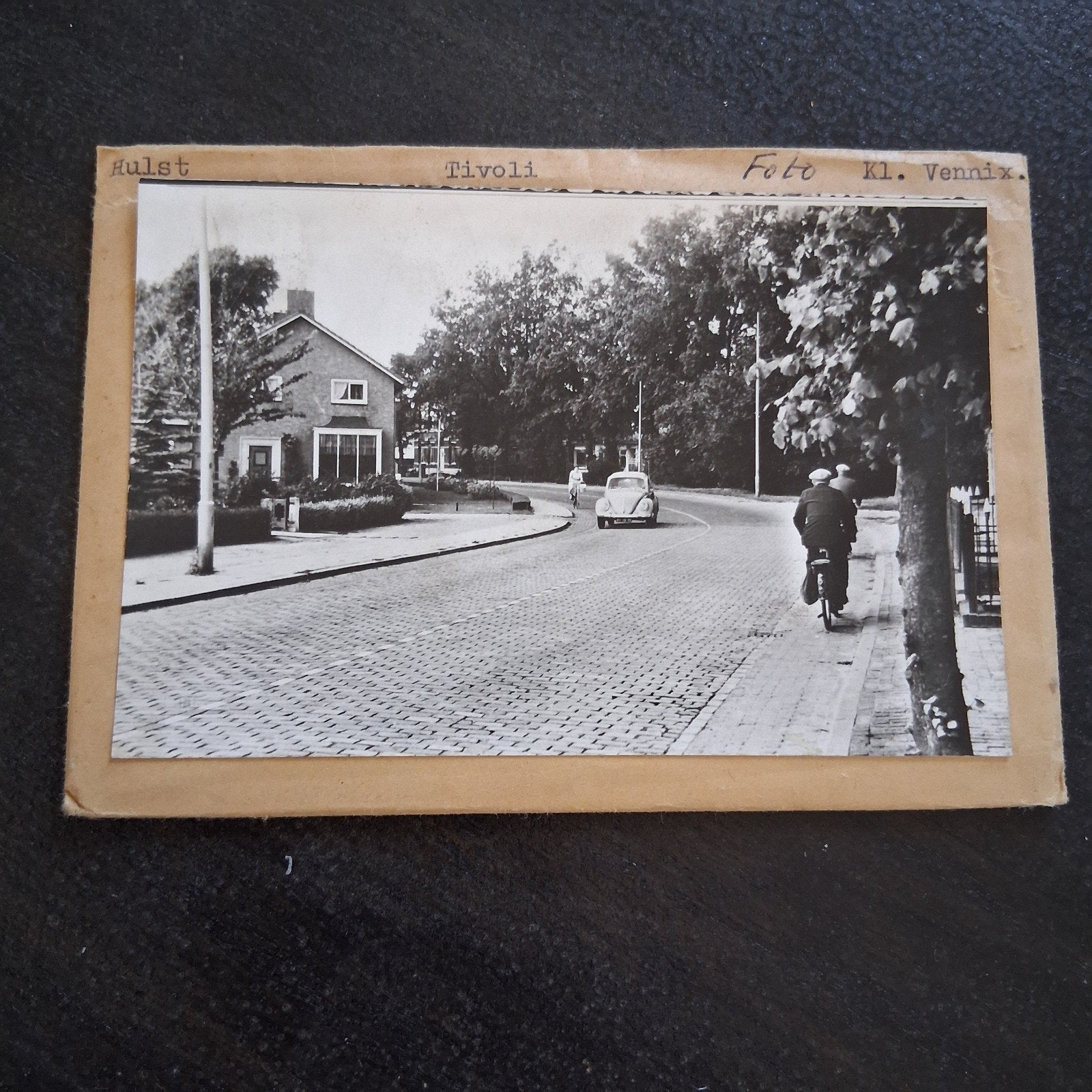 Hulst, 1 x glasplaat JosPe, Ophalen of Verzenden, 1960 tot 1980, Ongelopen, Zeeland