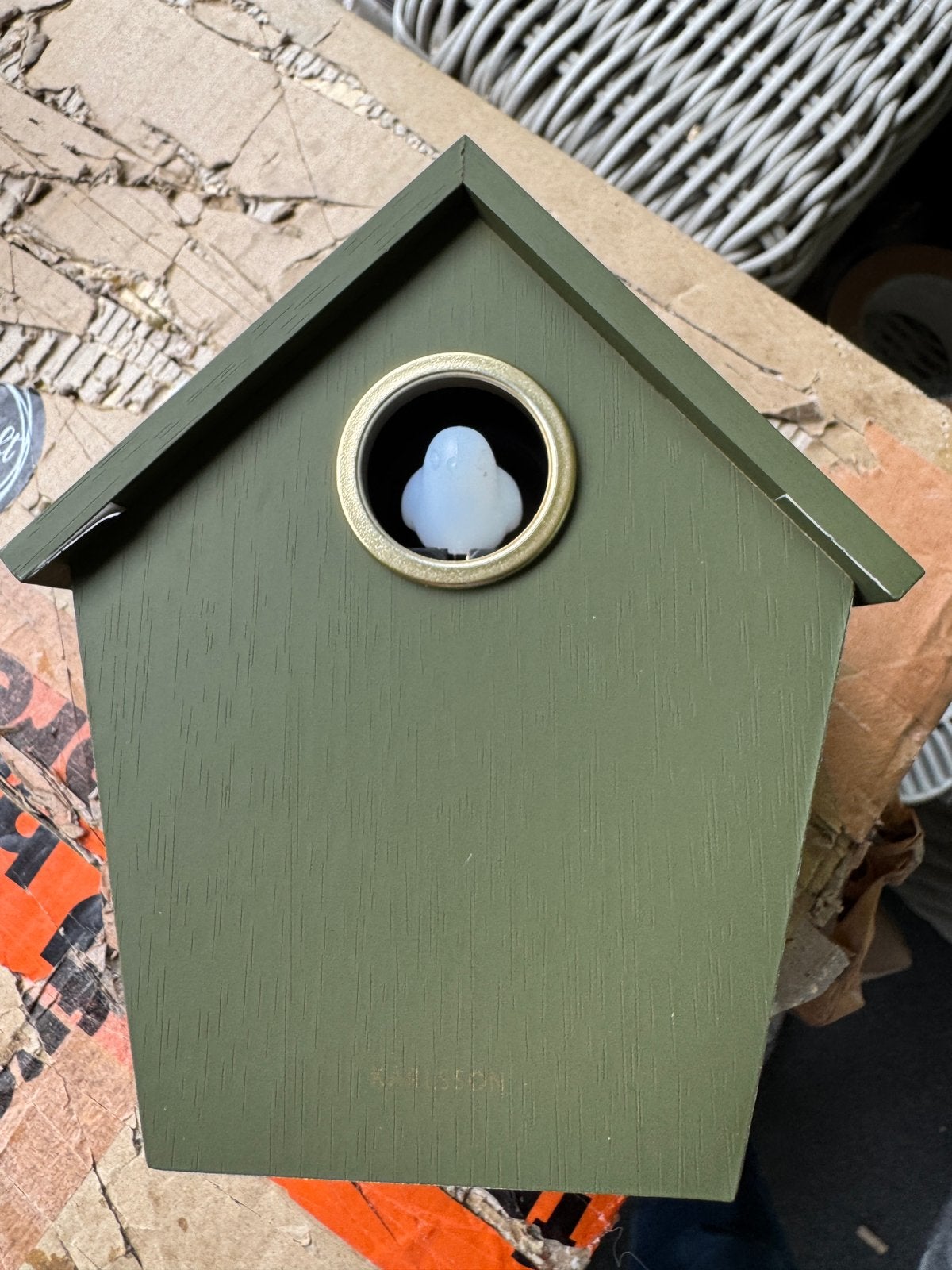 Karlsonn klok/wekker koekoek met verzendschade, Huis en Inrichting, Woonaccessoires | Klokken, Ophalen of Verzenden, Nieuw
