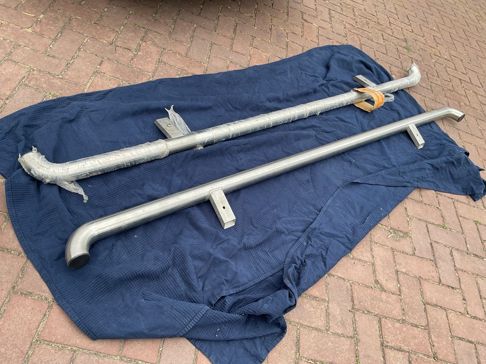 Sidebars 230 cm lang, 6 cm dik, Auto-onderdelen, Sidebars, Ophalen, Gebruikt