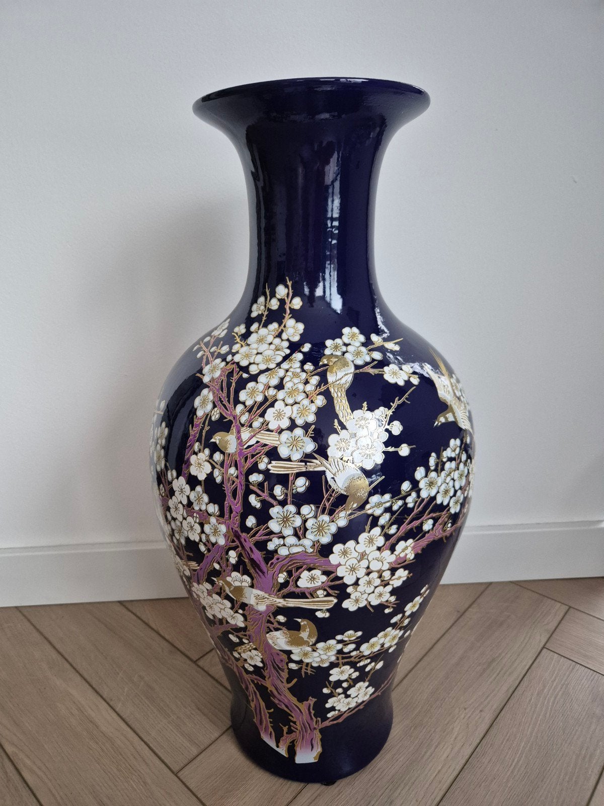 Grote XXL vaas van bloemen van cornelis!, Ophalen, Overige kleuren, Minder dan 50 cm, Glas