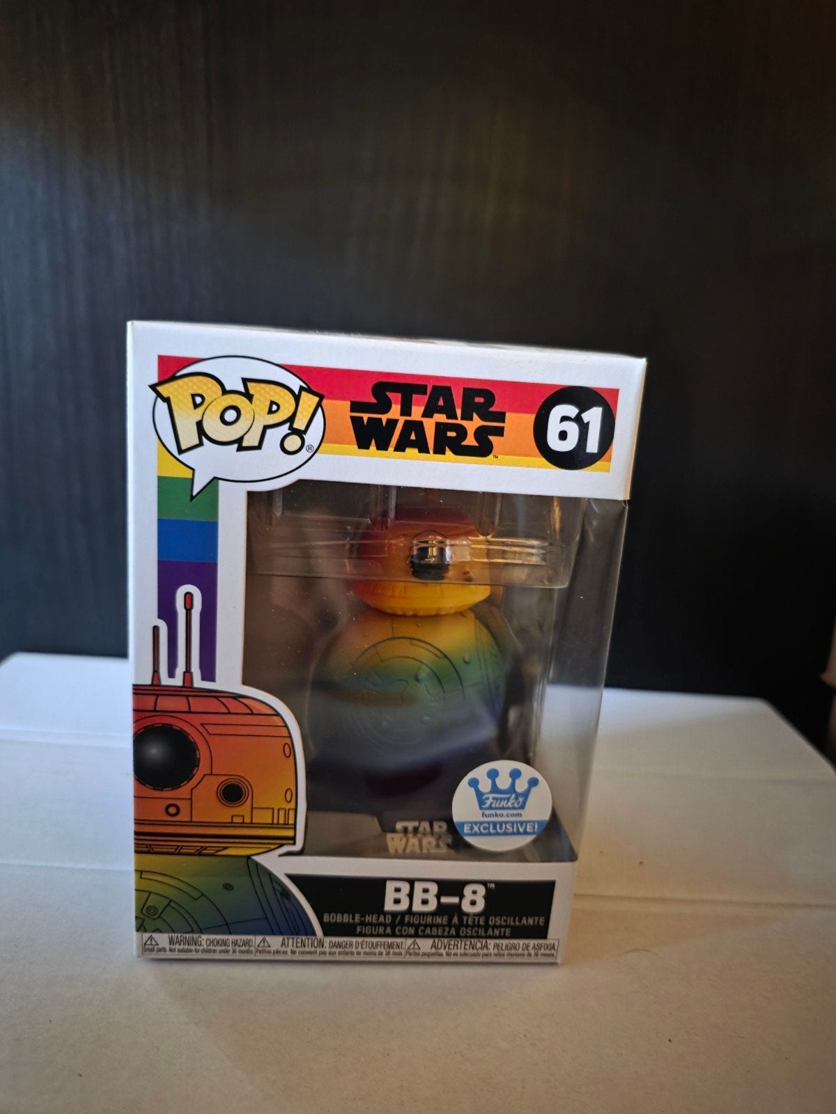 Funko Pop! Star Wars BB-8 Pride Edition #61 Exclusive, Ophalen of Verzenden, Nieuw