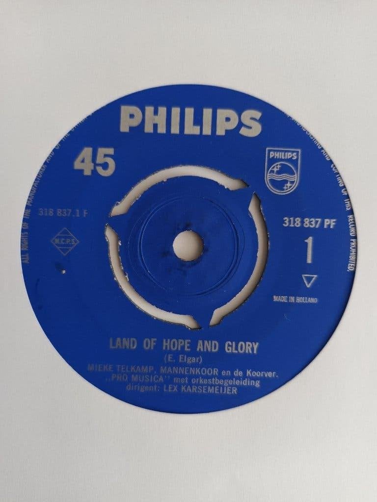 Mieke Telkamp - Land Of Hope End Glory  (Philips 318 837), 7 inch, Ophalen of Verzenden, Zo goed als nieuw, Overige typen
