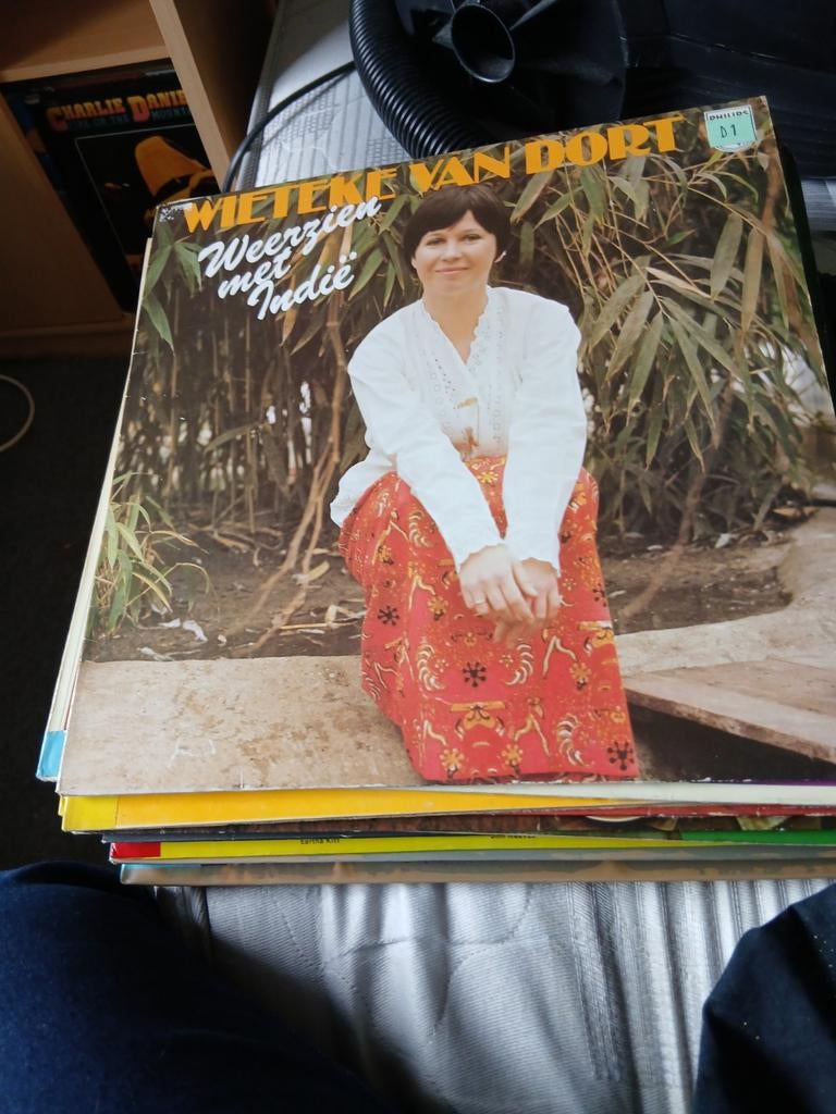 Wieteke van Dort - Weerzien met Indië LP (Philips), Ophalen of Verzenden, 1970 - 1979, Gebruikt, 12 inch