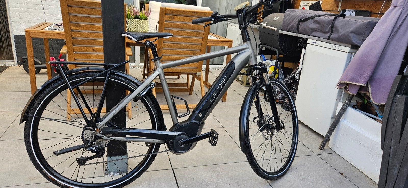 Winora ix11 E-bike -, Gebruikt, 51 tot 55 cm, 50 km per accu of meer, Ophalen