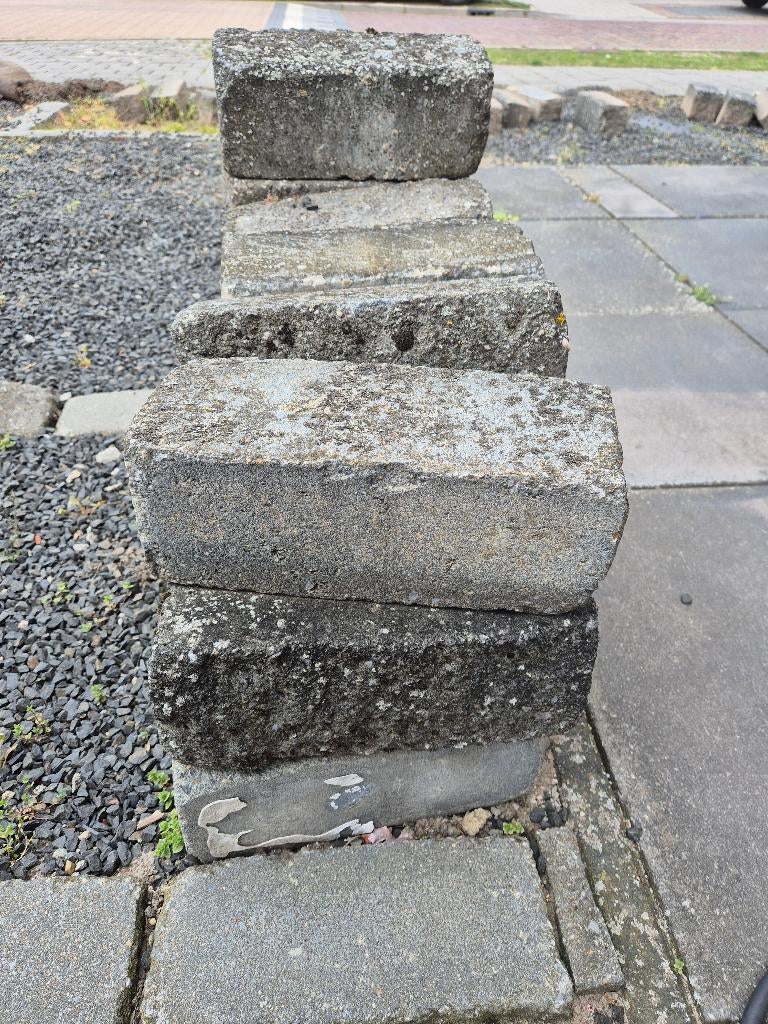 Stapelblokken, grijs/blauw, Tuin en Terras, Ophalen, Gebruikt, Overige typen, 10 m² of meer