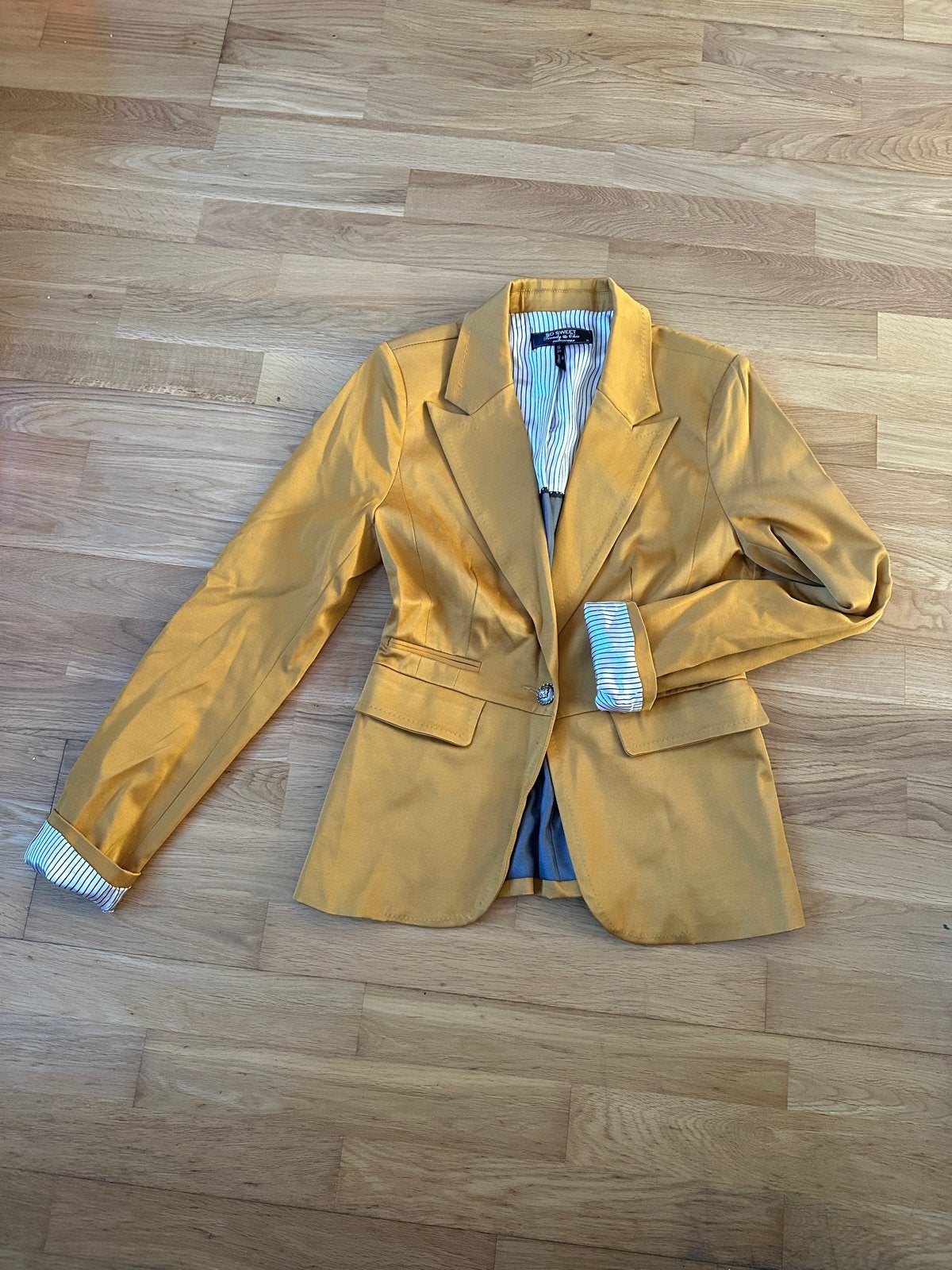 Mosterdgele blazer maat S - niet gedragen, Ophalen, Geel, Nieuw, Jasje