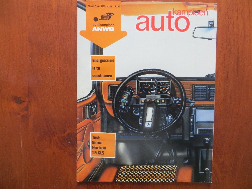 Autokampioen 39 1978 Simca Horizon 1.5 GLS, Morgan Plus 8, Ophalen of Verzenden, Zo goed als nieuw, Volvo