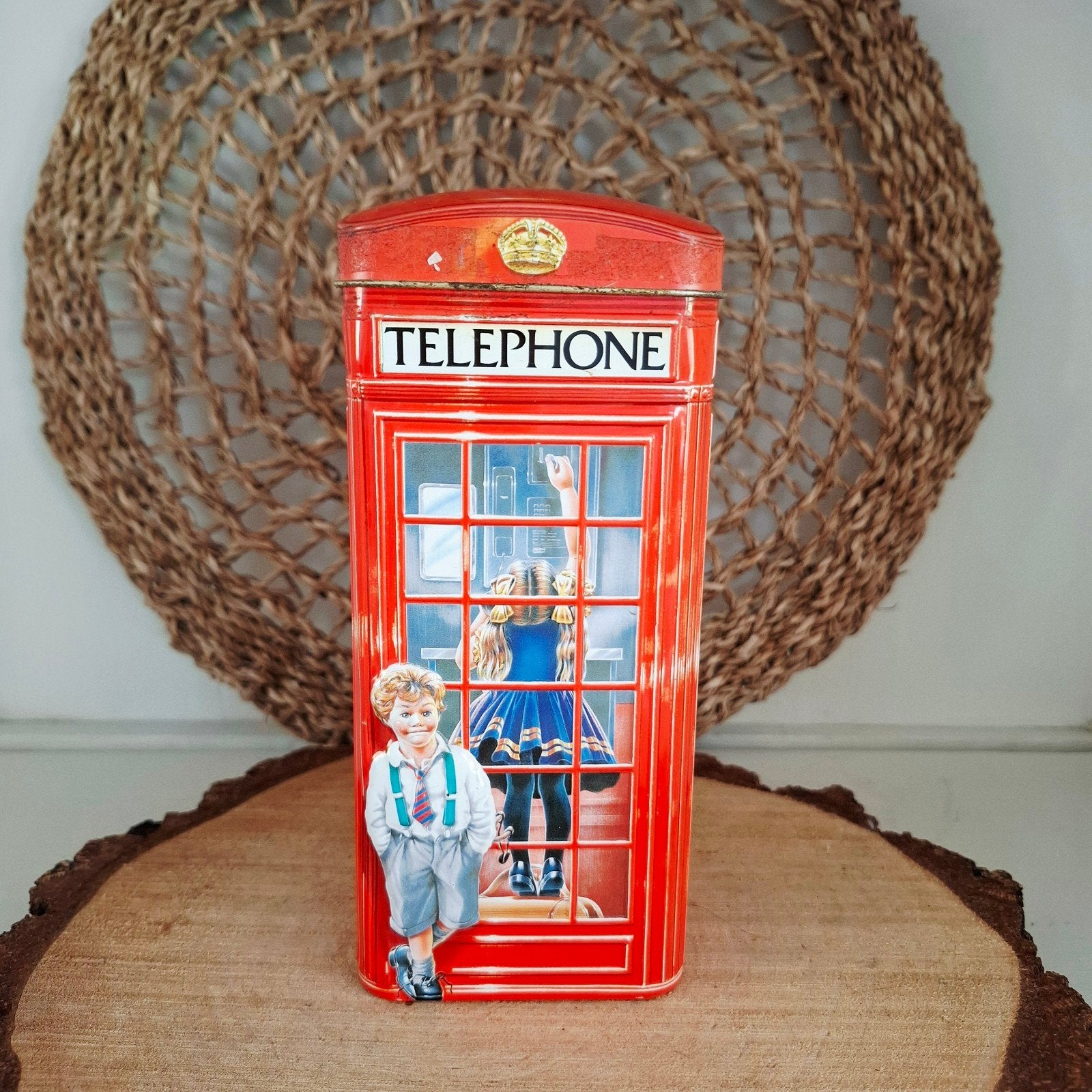 Churchill's 'Telephone Kiosk', spaarpot/blik, Ophalen of Verzenden, Churchill's Confectionary, Nvt, Nvt