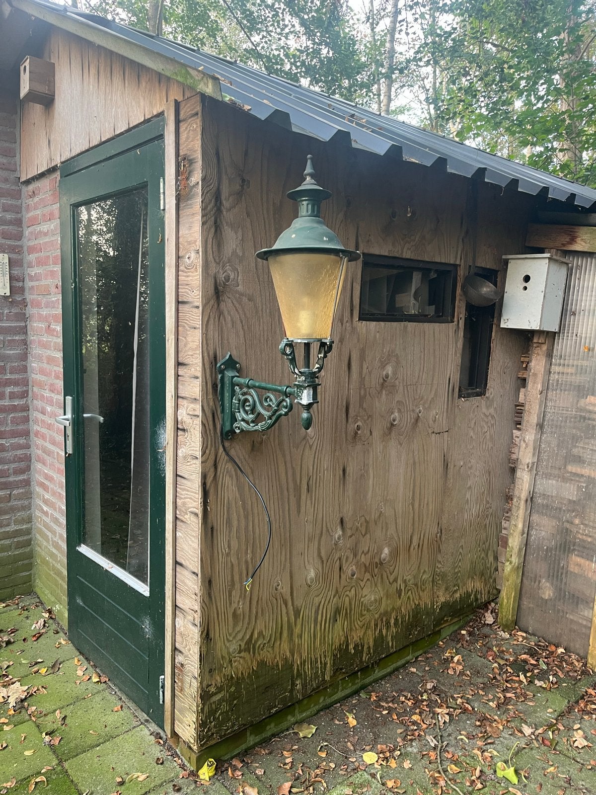 buitenlamp, Tuin en Terras, Gebruikt, Wandlamp, Ophalen of Verzenden, Netvoeding