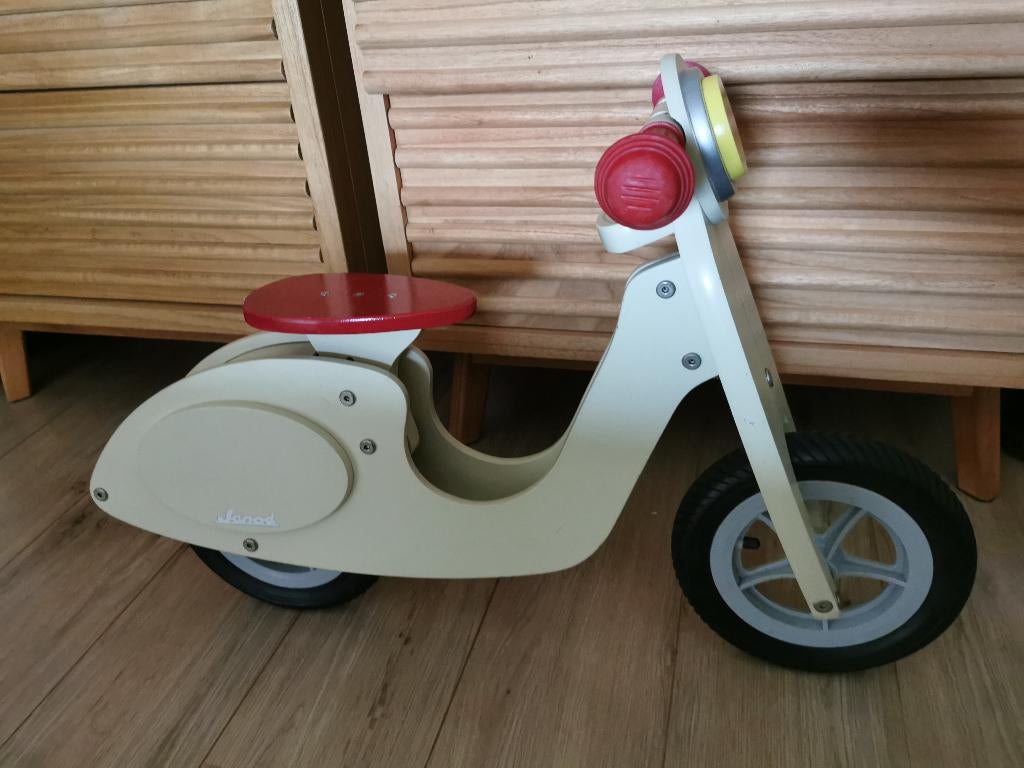 Janod loopfietsje (retro scooter), Ophalen, Zo goed als nieuw, Loopfiets