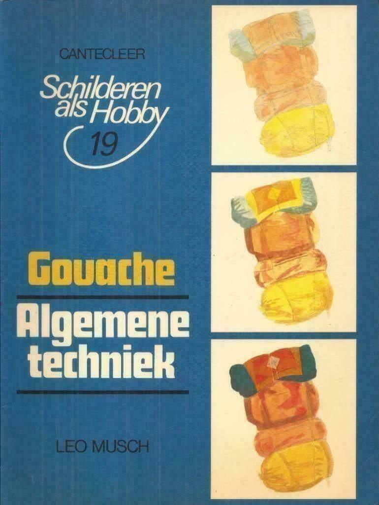 Gouache - Leo Musch, Ophalen of Verzenden, Zo goed als nieuw, Tekenen en Schilderen